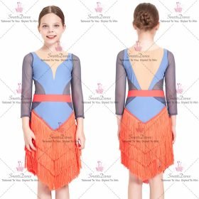 Latin Dance Dress for Girl Dancewear Designer